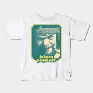 Johnny Paycheck / Retro Style Country Artist Fan Design Kids T-Shirt